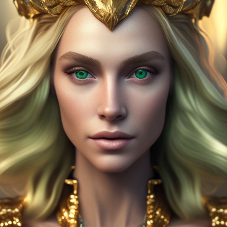 Blonde Green Eyes Makeup