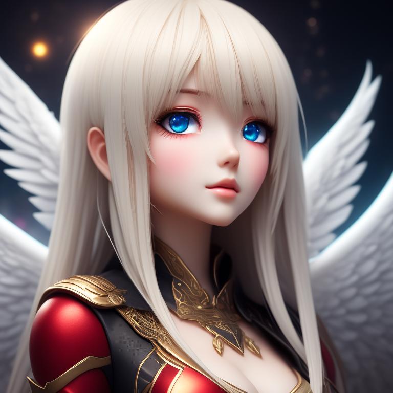 Anime Angel With Blonde Hair