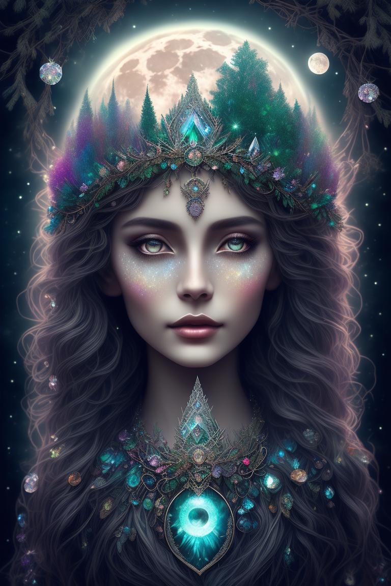 fickle-loris892: beautiful mother earth goddess, wear crystal crown ...