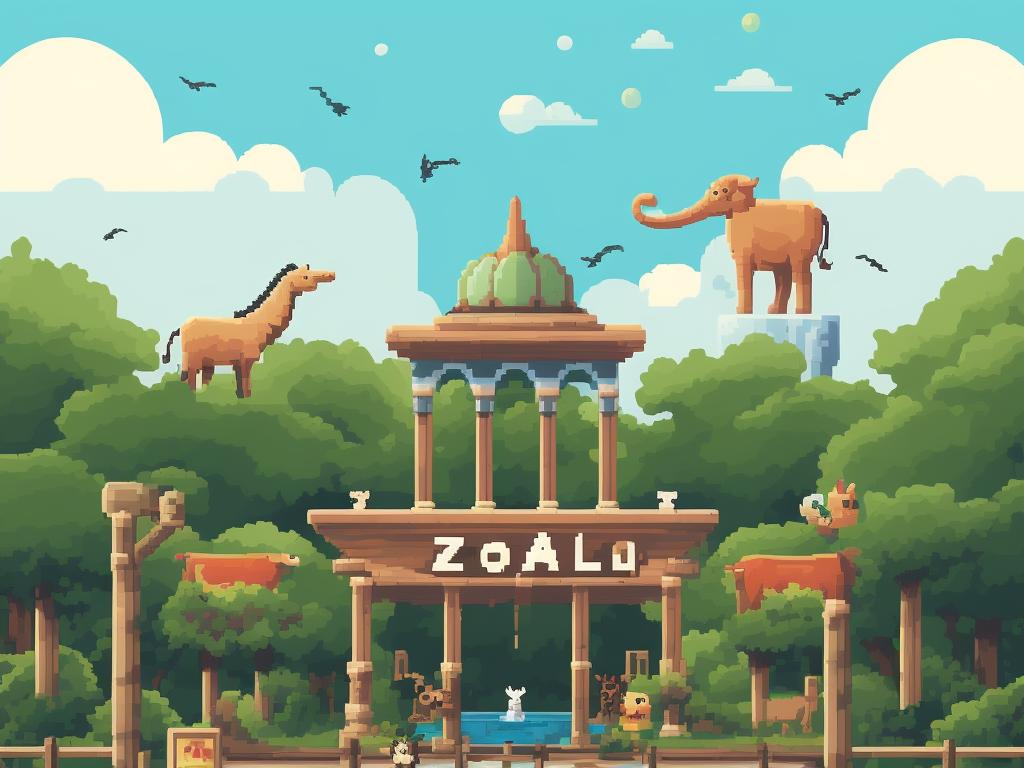 easy-kouprey886: pixel art zoo wallpaper