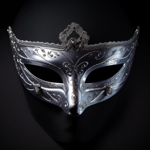 Jaya_Hess: Masquerade Mask laying on a display, clearly visible in the ...