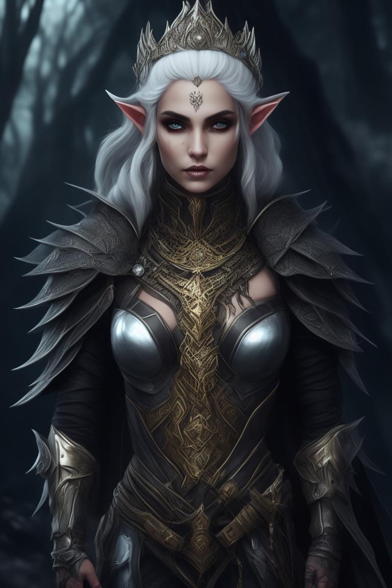 Healthy hare393 dark elf full body image