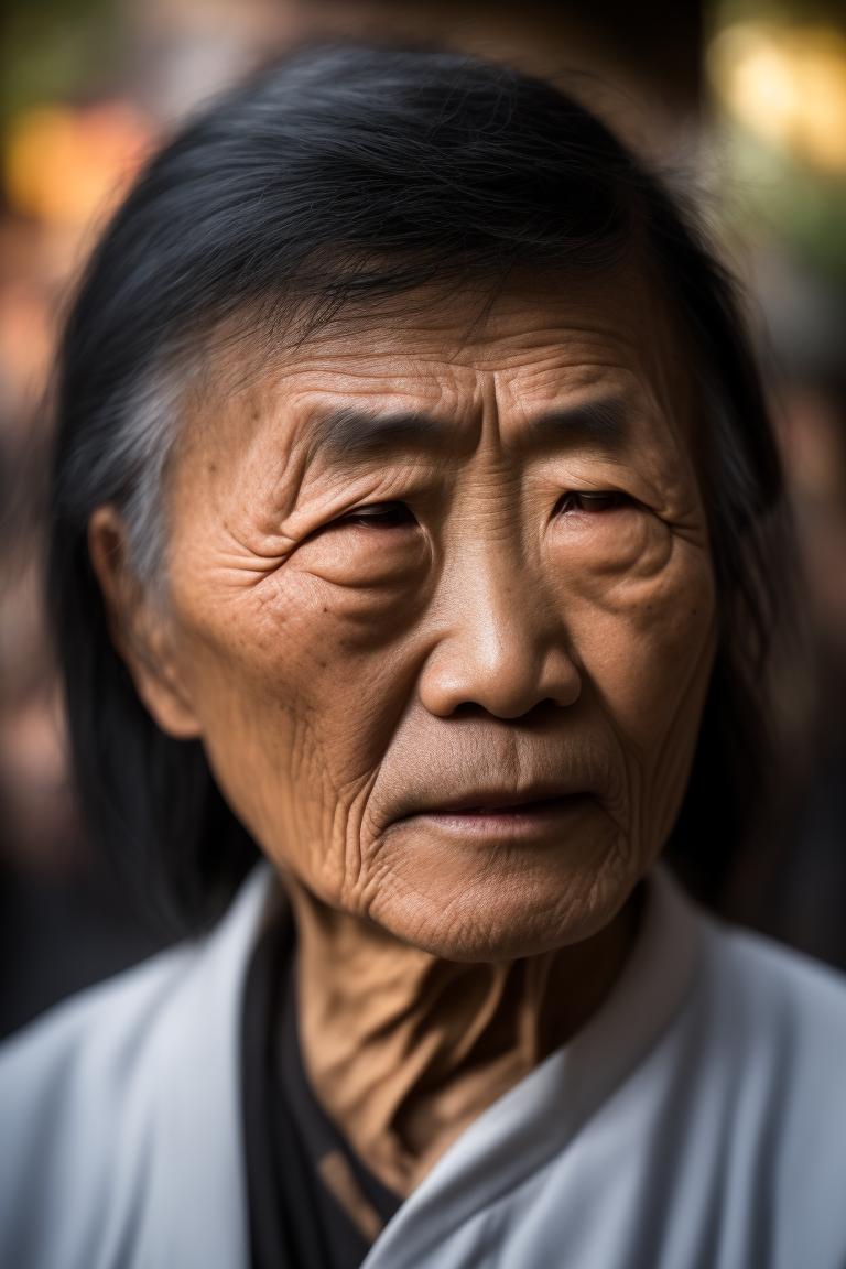 deardolphin887 Old Chinese Kung Fu master with long hair and beard