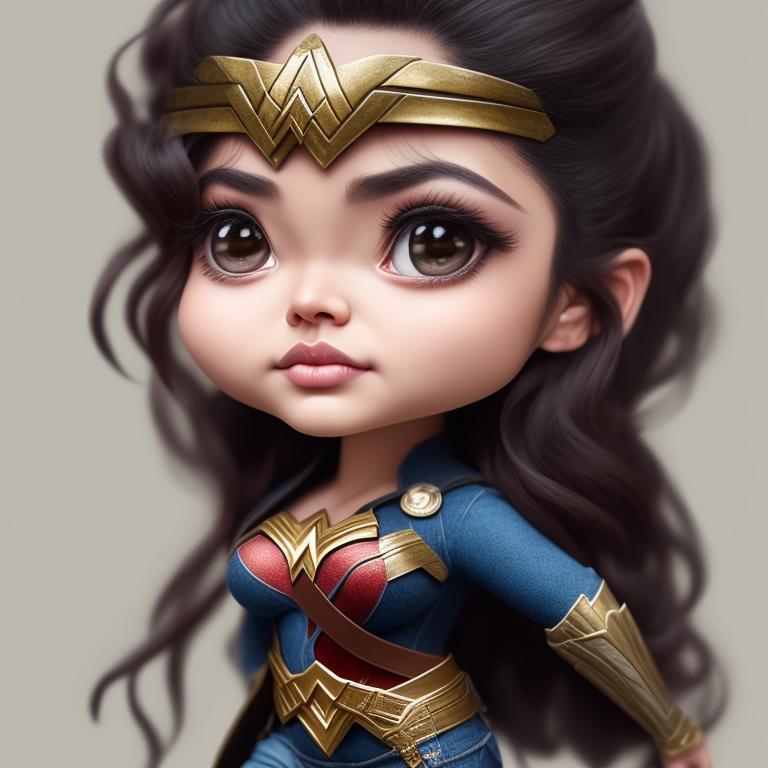 worldly-crow60: Wonder Woman, full body, chibi, best quality ...