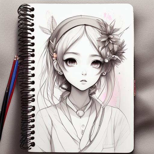 anime girl tomboy drawing