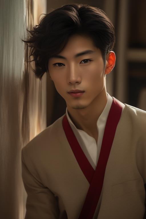 Attractive Japanese Man