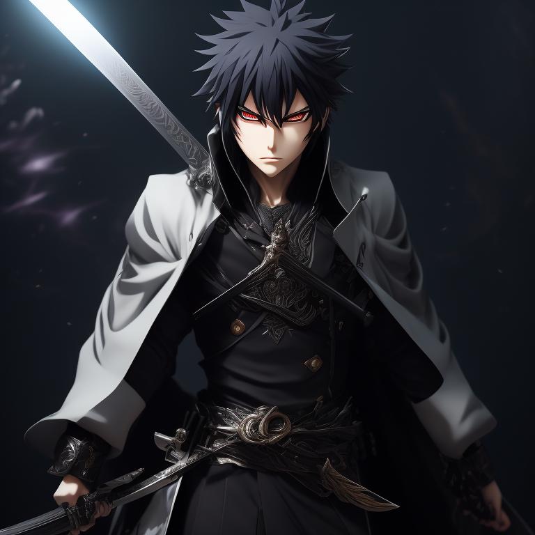 anime man with sword