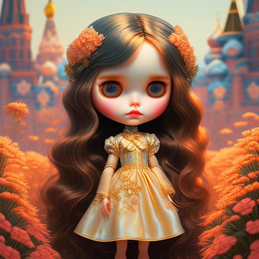 blythe doll painting