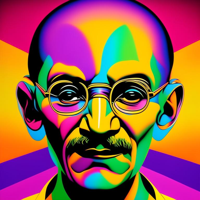 Gandhi Pop Art