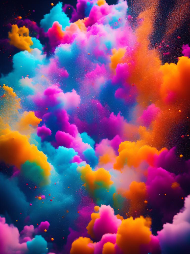 giving-crow855: A background for a colored powder party