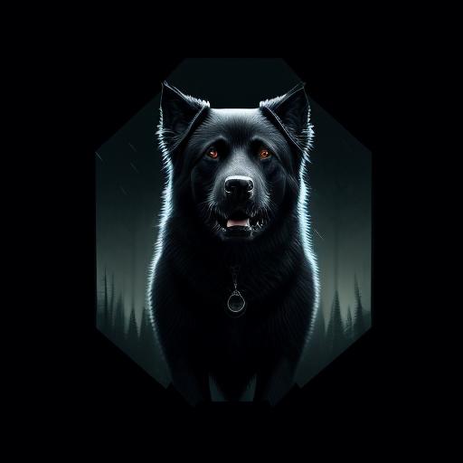 plastic-bat99: angry fierce black Labrador baring teeth, round t-shirt ...
