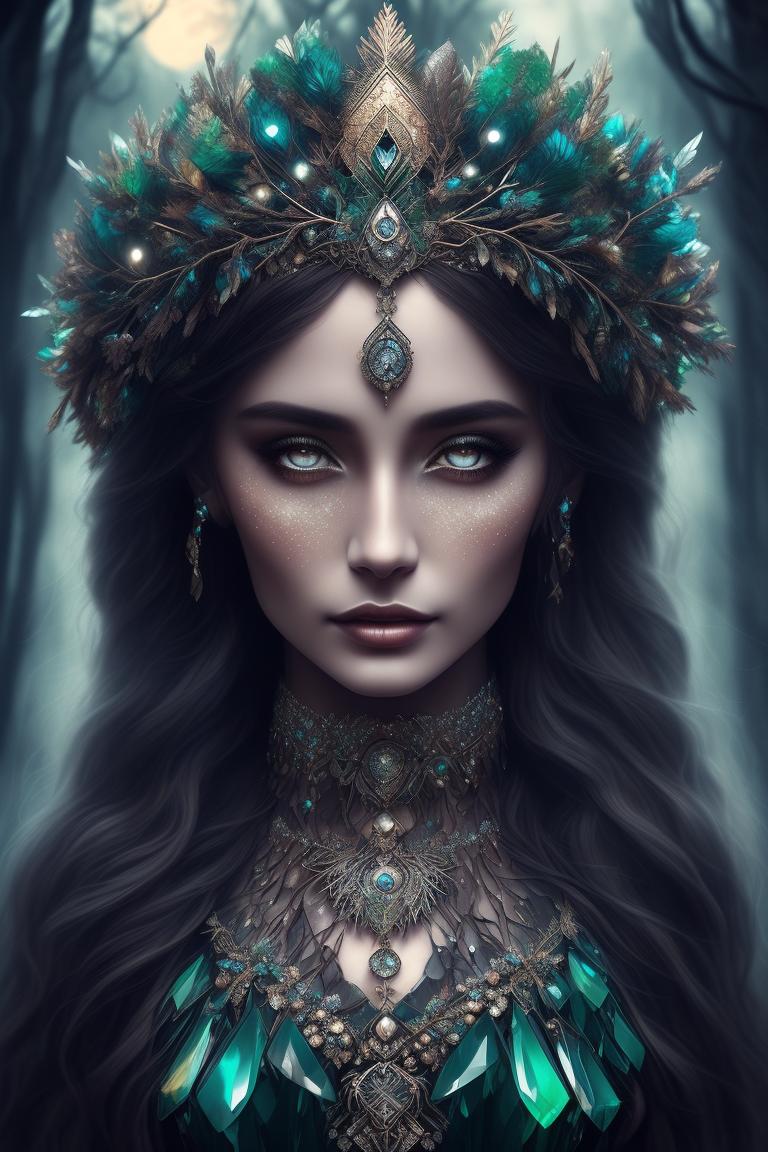 dreary-wren426: beautiful mother earth goddess, wear crystal crown ...