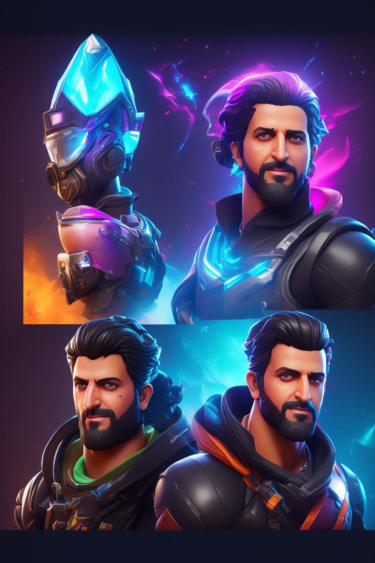 fixed-raven420: icon series: hrithik roshan, Fortnite skin