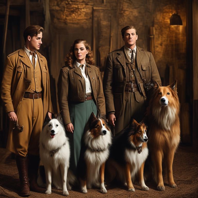 worldlycrow60 Lassie and Laddie and RinTinTin