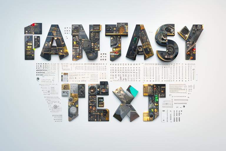 Squirrel_Hunt: letters made of android parts, cyborg, steampunk details ...