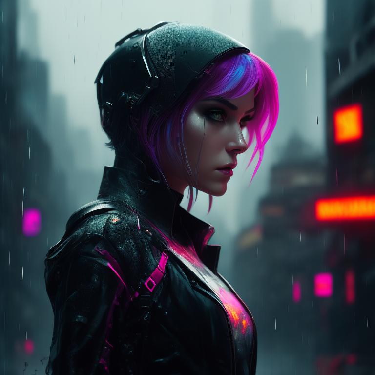 SilentKnight: Cyberpunk spidergwen