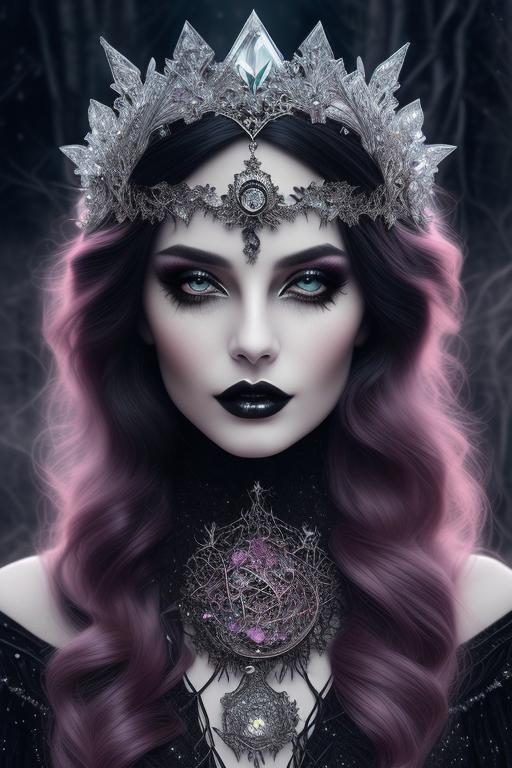 dead-manatee675: beautiful mystic witch, wear crystal crown, gothic ...