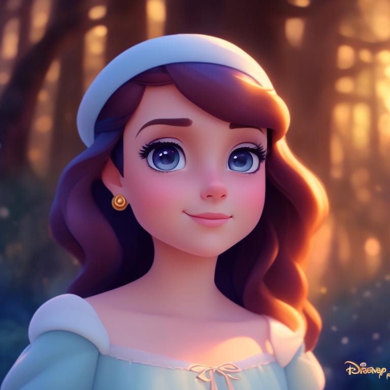 Jaya_Hess: Beautiful Princess Anastasia with piercing eyes in the forest