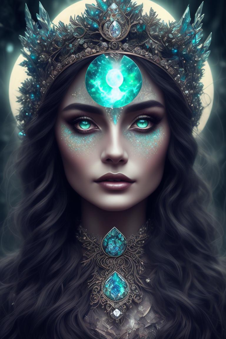 dreary-wren426: beautiful mother earth goddess, wear crystal crown ...