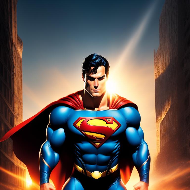 zany-ape528: DC Comics. Superman. Muscular, but not bulky.