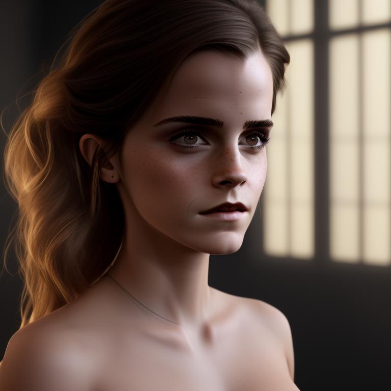 tame-mole888: high fantasy, fantasy UI elements, beautiful hair, beautiful  eyes, powerful ultra-realistic, concept art, photorealistic, Octane  Rendering, Ultra Quality, Damaster, Hyper Detail, Cinematic, sharp focus,  ((emma Watson)) ((invisible clothes