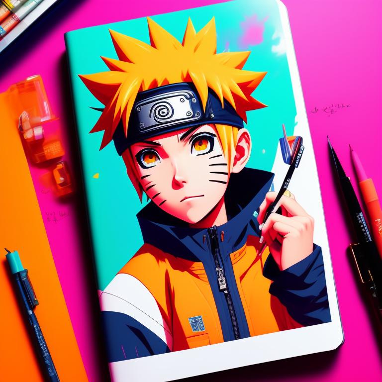 prompthunt: pencil drawing of naruto