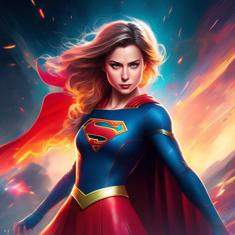 zany-ape528: Supergirl based on actress Milly Alcock