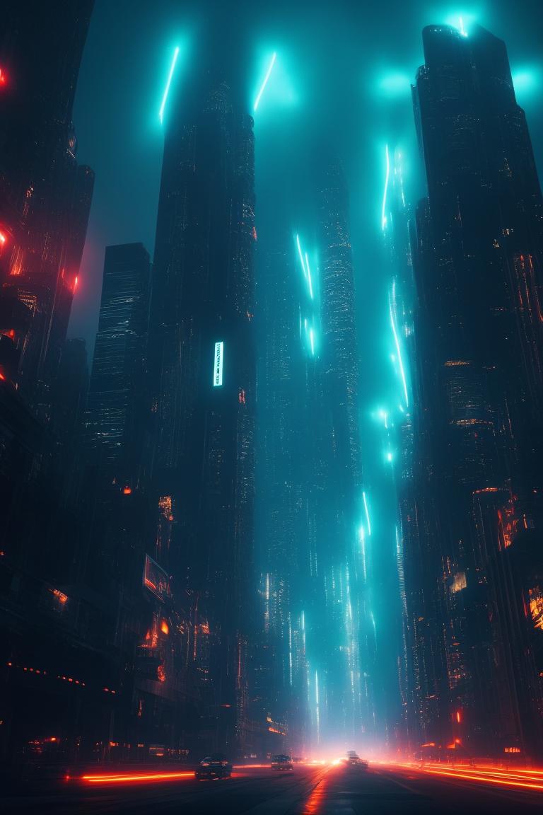 vain-meerkat923: futuristic blade runner type city with flying cars ...