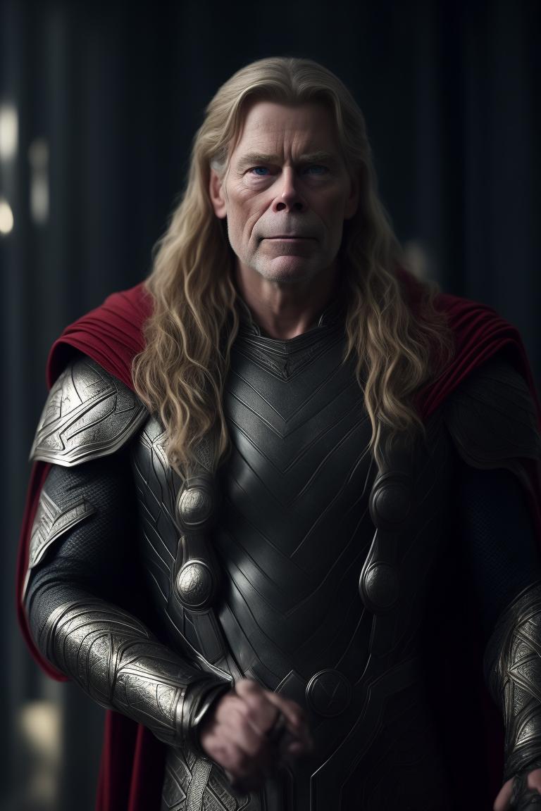 aryapratm: Erling Haaland as Thor son of Odin, Asgard Place, Marvel ...