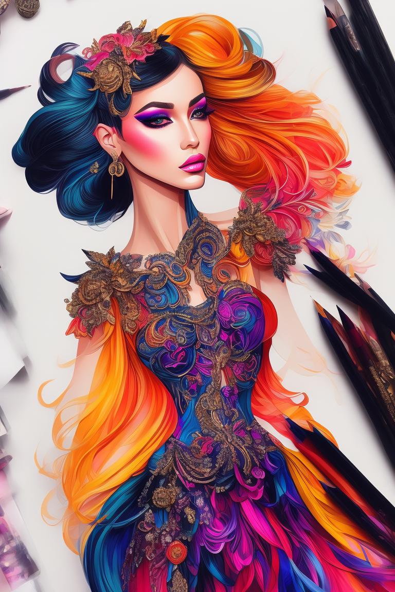 3d fashion illustration sale