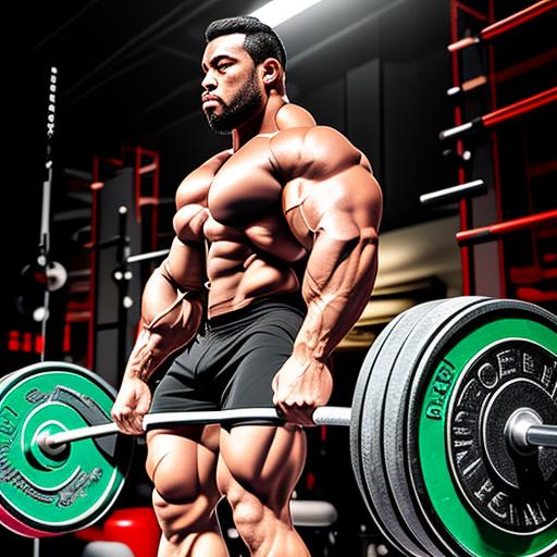 Sat_Ananda_Ji: sticker, man deadlifting, massive shoulders, muscular ...