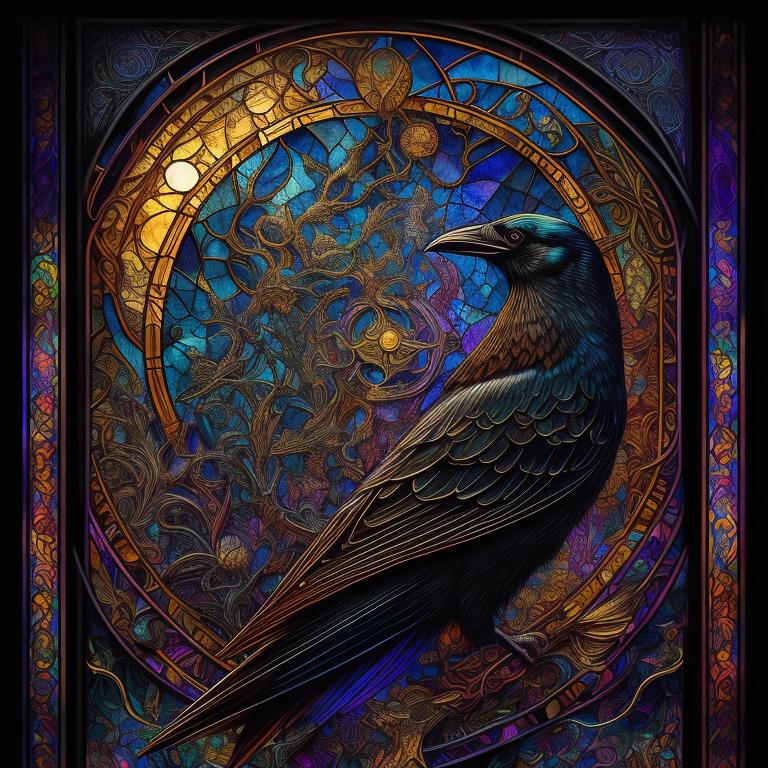 edible-crow416: Fantasy book cover, witchcraft, raven, triadic color ...