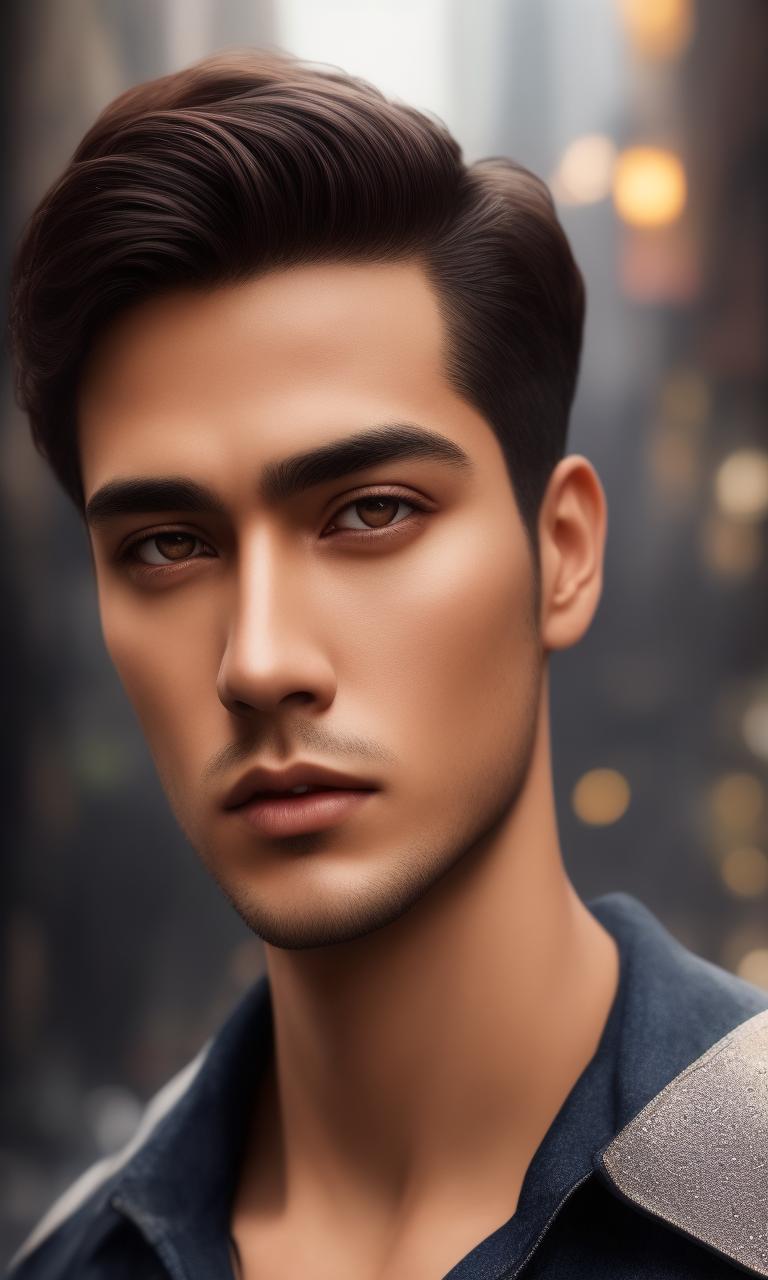 vast-lark545: Portrait full body view of a handsome man with clean cut ...