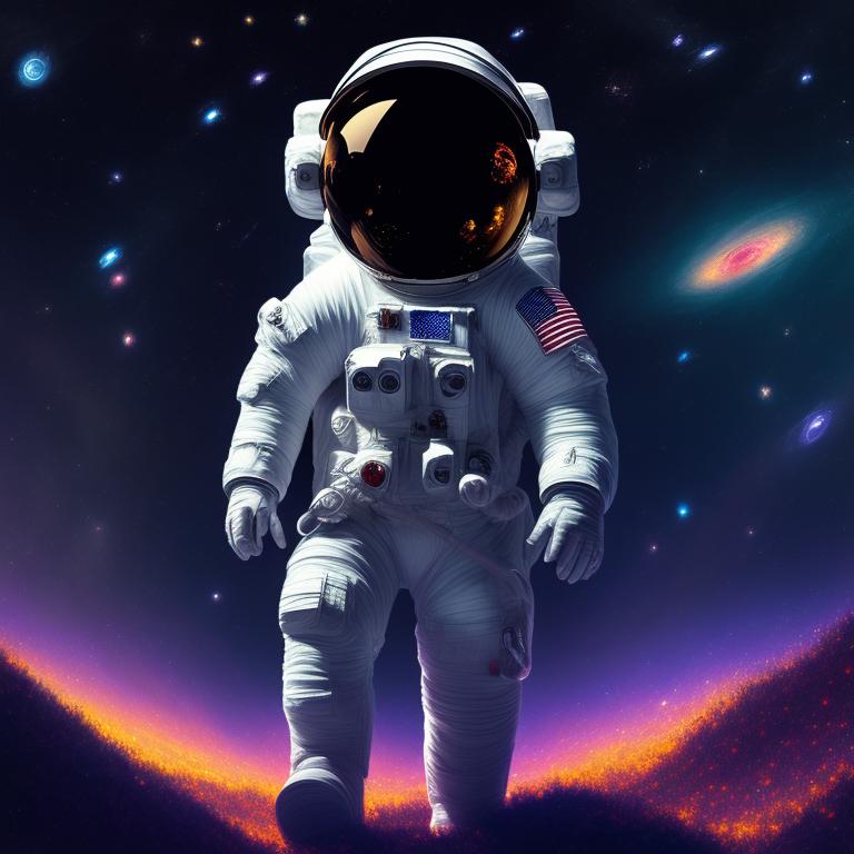 moral-turtle525: ((perfect astronaut)) In the impressionistic style of ...