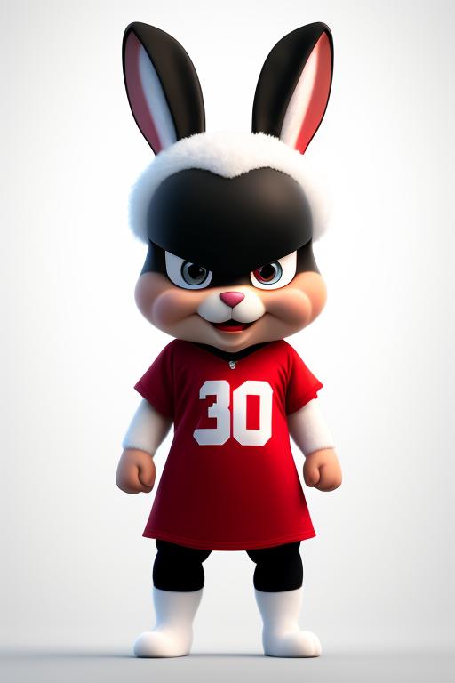 gregory_martins: ((white female bunny angry smart)), ((mascot ...