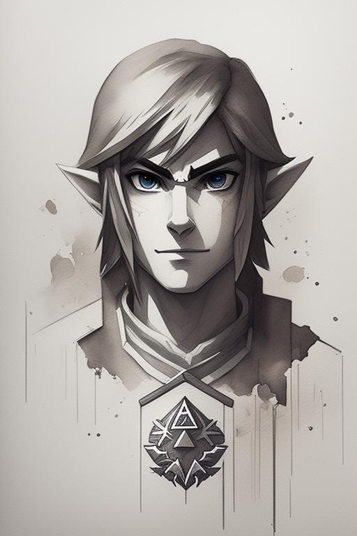 PolyCrumbs: (Link from legend of Zelda portrait)