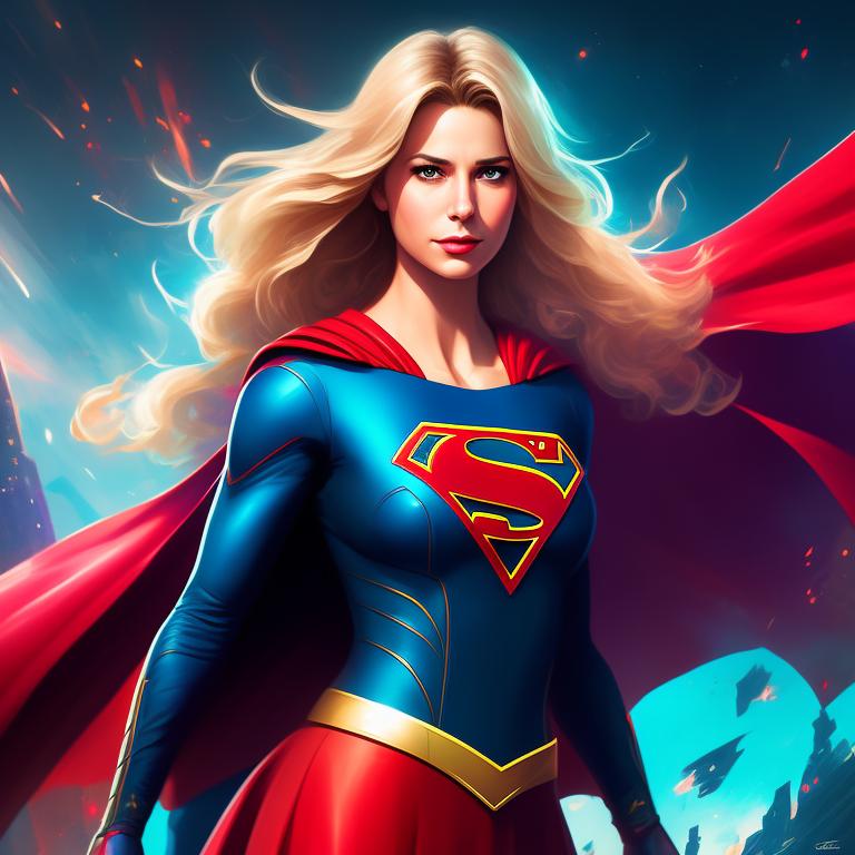 zany-ape528: Supergirl based on actress Milly Alcock