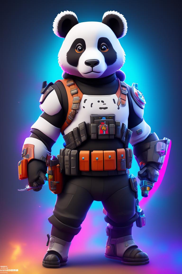 Pandoralands: panda trooper