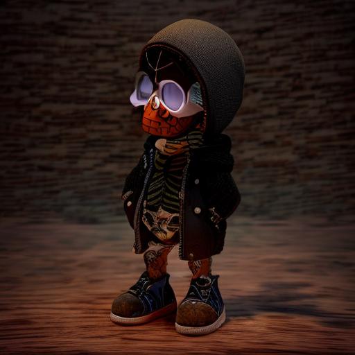 plastic-gnat639: a young homeless boy w punk rock clothes and a mohawk ...