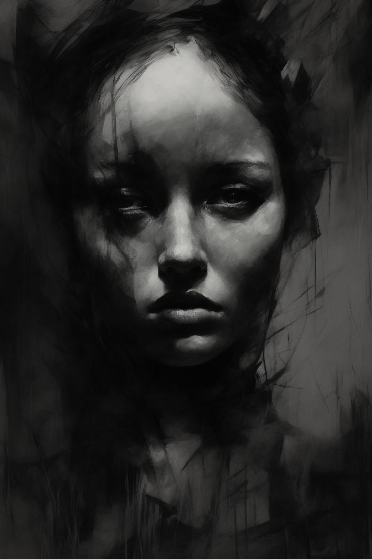 Max_Turbo: Charcoal: Perfect Portrait of Perfection.