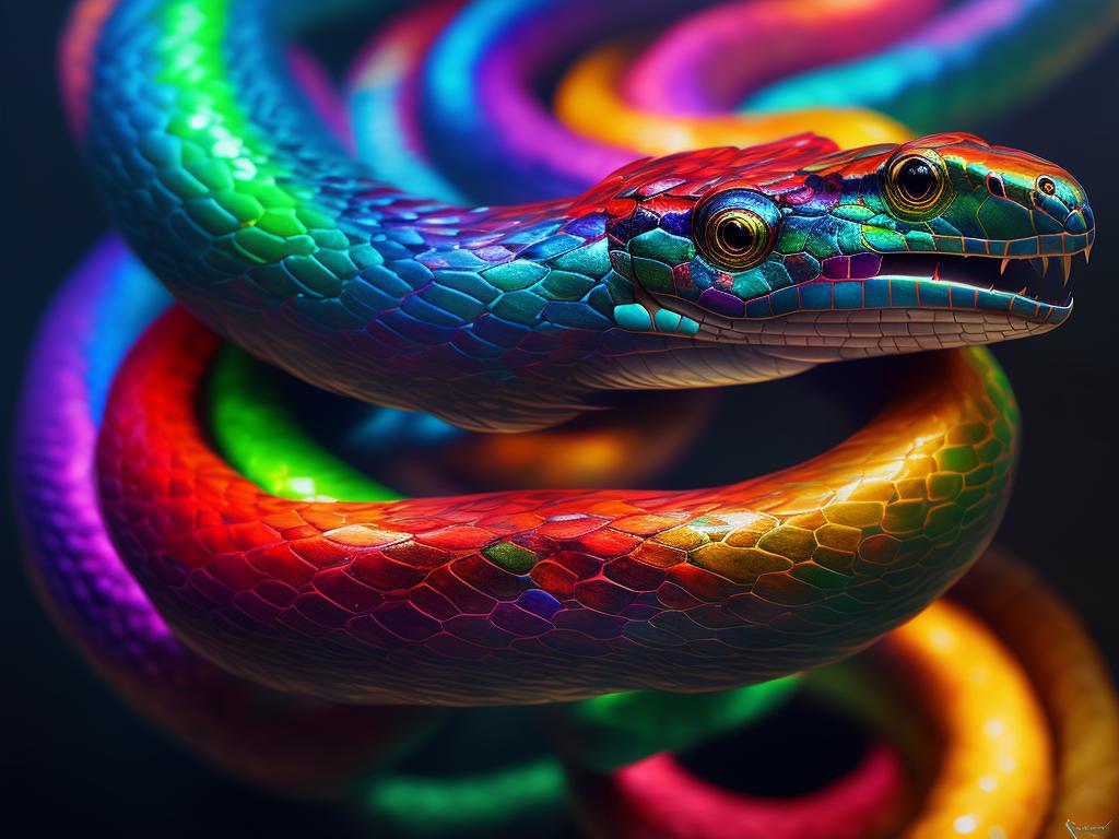 Rainbow Snake Wallpaper