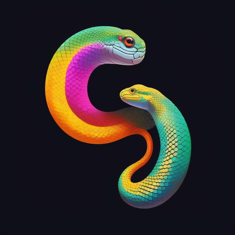 MShare: Rainbow python snake