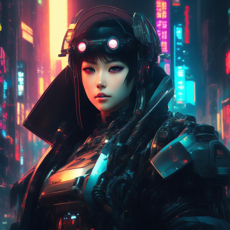 PabloAzevedo: polices cyberpunk on street