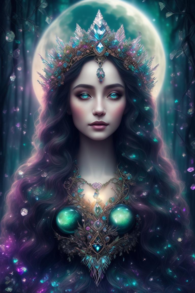 fickle-loris892: beautiful mother earth goddess, wear crystal crown ...