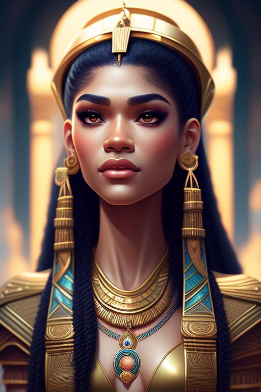 Nefertiti 2024 necklace zendaya