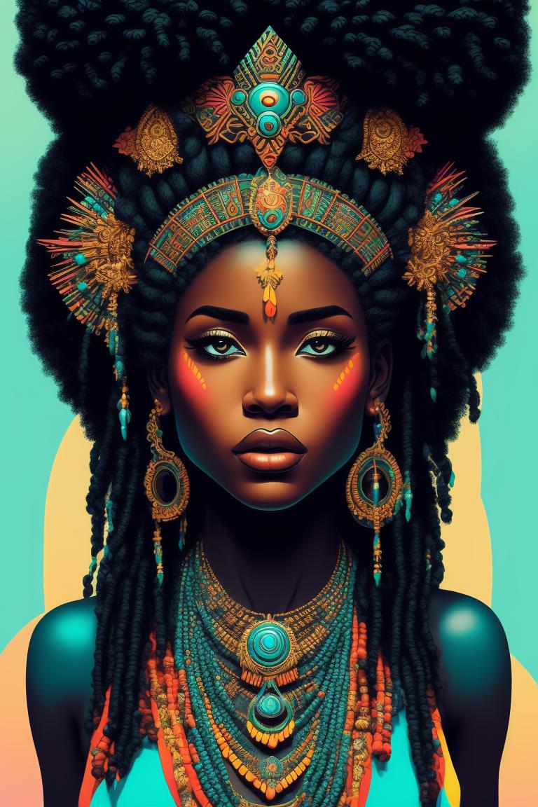 right-fly252: Water Goddess, a very pretty black woman with a log rasta ...