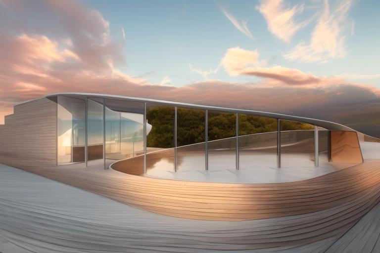 leandrostasi: the modern glass and metal building is standing on the ...