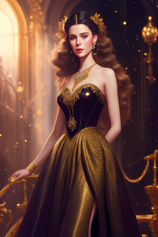 Classy hotsell gold dress