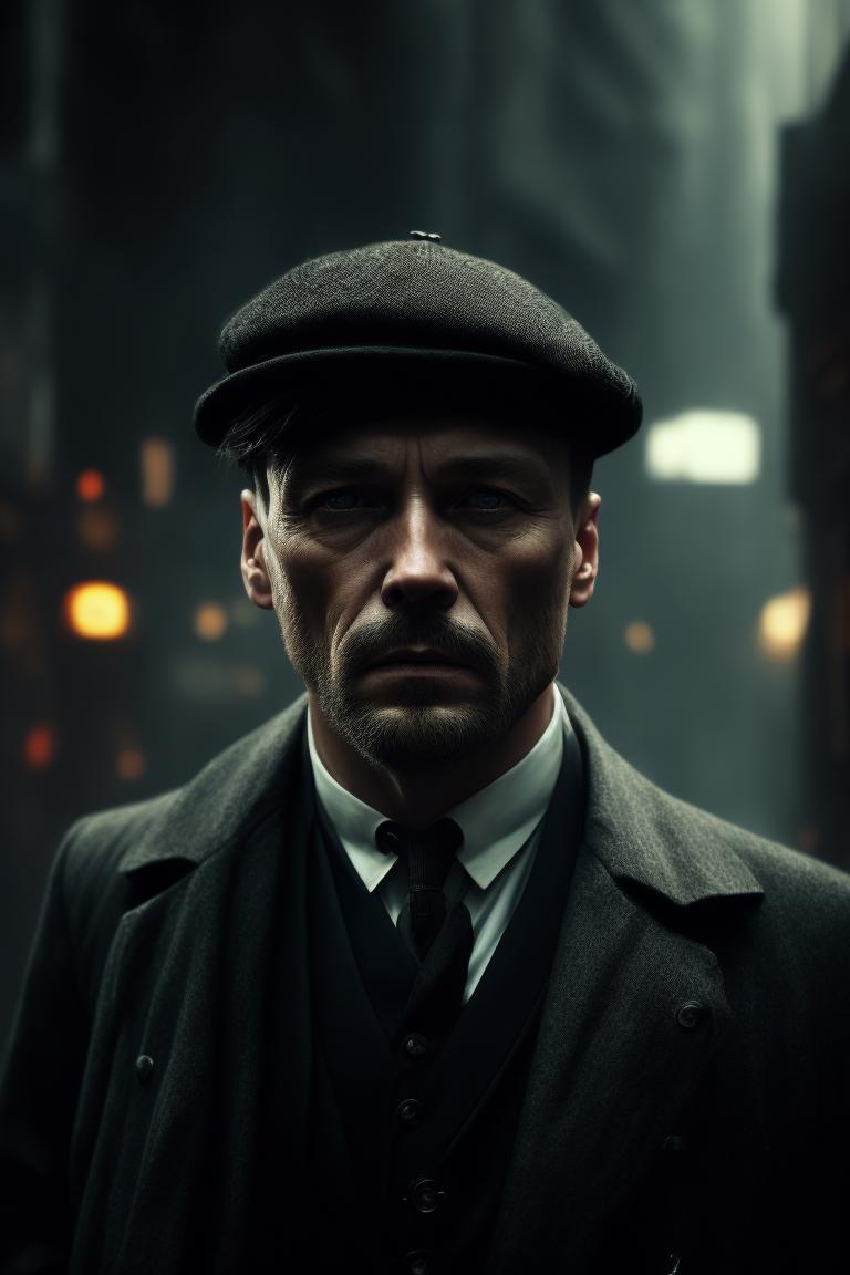 soggy-hare766: color photo of Peaky Blinders with drone, dark ...