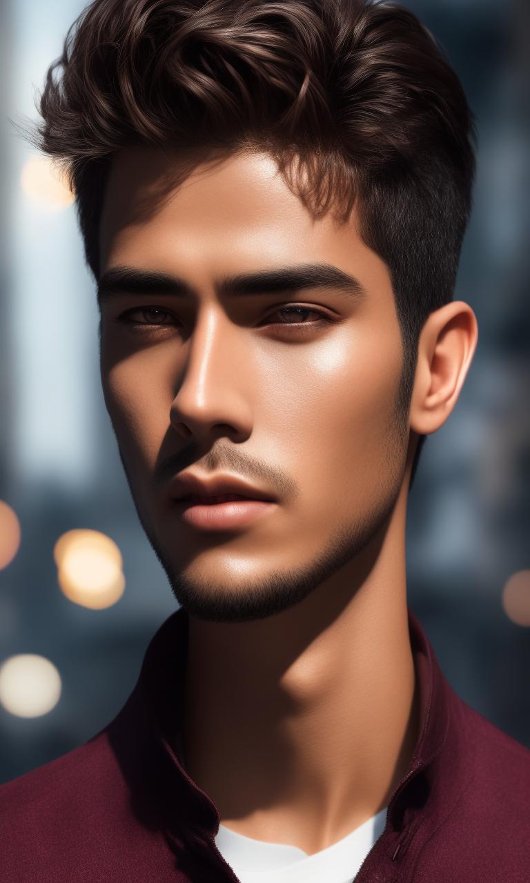 vast-lark545: Portrait full body view of a handsome man with clean cut ...